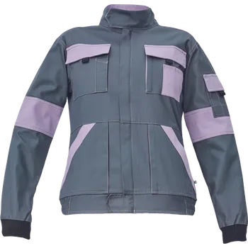 Pracovní oblečení Cerva MAX SUMMER LADY Pracovní bunda šedá / sv. fialová 48 03510029V0048