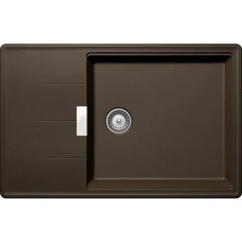 Granitový dřez Kuchyňský dřez Schock Tia D-100LS Bronze, spodní montáž TIAD100LSUBRO