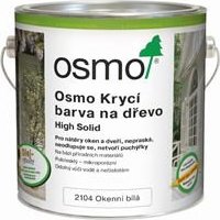 OSMO 2104 Krycí barva na dřevo - bílá na okna 0.75l