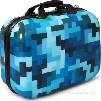 Kufr příruční větší blue tetris 37 x 17 x 30 cm