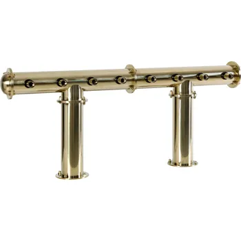 Příslušenství pro výčepní zařízení Varia-Plus Výčepní stojan TT8 zlatý bez kohoutů bez medailonů standard dochlazení