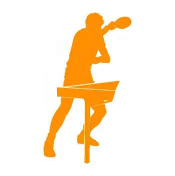 Polep vozidla SAMOLEPKA Ping pong 003 pravá (06 - oranžová) NA AUTO, NÁLEPKA, FÓLIE, POLEP, TUNING, VLASTNÍ TEXT, TISK, AUTOSAMOLEPKY.cz, POLEPY, OBRÁZEK, LOGO, SAMOLEPKY