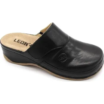 Dámská zdravotní obuv Leon 2019 Dámská zdravotní kožená obuv uzavřená - Černá Velikost: 41