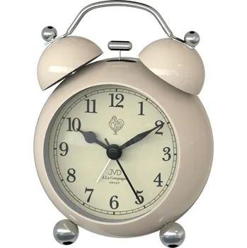 Budík Ručkový netikající sweep budík JVD SRP2809.3 s mechanickým vzhledem