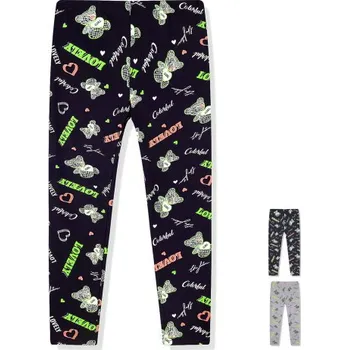 KUGO DÍVČÍ LEGÍNY "TEDDY" Barva: šedá, Velikost: 164