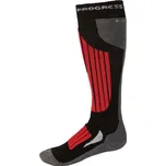 PROGRESS SKI BAMBOO lyžařské podkolenky s bambusem červené Velikost: S/M_36-39
