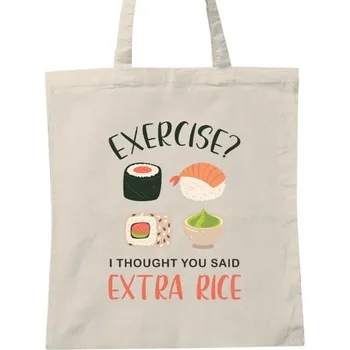 Nákupní taška Nákupní taška unisex s potiskem Extra rice