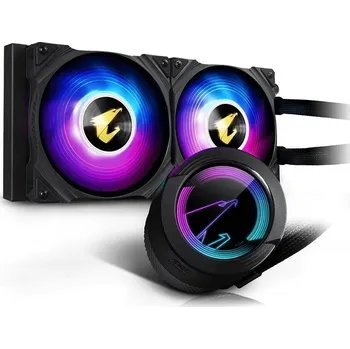 Pasivní chladič GIGABYTE vodní chladič AORUS WATERFORCE 240, 2x120mm ARGB