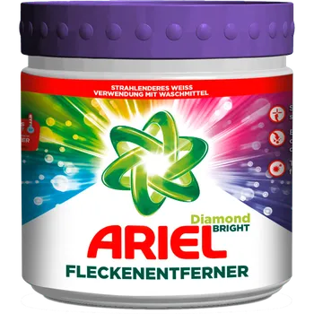 Prací prášek Ariel Diamond Bright odstraňovač skvrn pro barevné prádlo 500 g