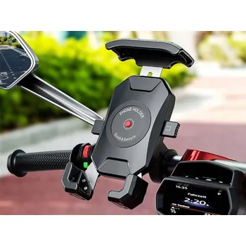 Držák na telefon Biketec, uchycení na řidítko nebo zrcátko