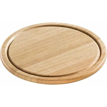 Kuchyňské prkénko Podnos na steak přírodní 25 cm - Zassenhaus (Steakové prkénko přírodní 25 cm - Zassenhaus)