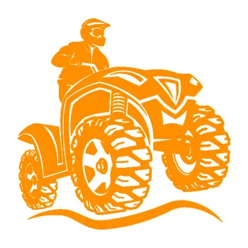 Samolepící dekorace SAMOLEPKA Čtyřkolka 005 pravá (06 - oranžová) NA AUTO, NÁLEPKA, FÓLIE, POLEP, TUNING, VLASTNÍ TEXT, TISK, AUTOSAMOLEPKY.cz, POLEPY, OBRÁZEK, LOGO, SAMOLEPKY