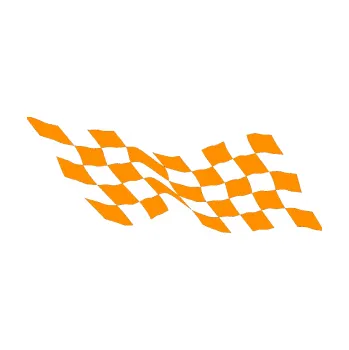 Polep vozidla SAMOLEPKA Šachovnice 073 (06 - oranžová) NA AUTO, NÁLEPKA, FÓLIE, POLEP, TUNING, VLASTNÍ TEXT, TISK, AUTOSAMOLEPKY.cz, POLEPY, OBRÁZEK, LOGO, SAMOLEPKY