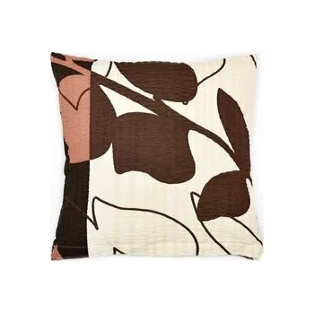 Povláček flanelový - listy - 40x40cm