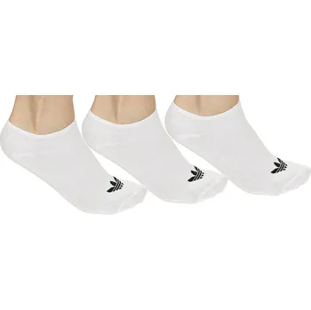 Dámské ponožky adidas Trefoil Liner 3 páry bílé
