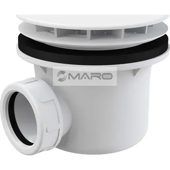 Sifon Alcadrain Sifon vaničkový pro otvor 90 mm s bílou krytkou 116 mm, odpad 40 mm, A49B