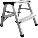 ALDOTRADE Schůdky oboustranné PROFI Al 2x2 - 150 kg