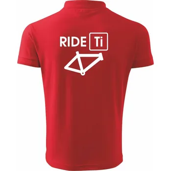 Pánská košile Ride Ti - Polokošile pánská Pique Polo 203 - 3XL ( Červená )