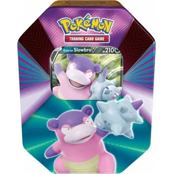 Sběratelská karetní hra Nintendo Pokémon TCG: V Forces Tin Galarian Slowbro V
