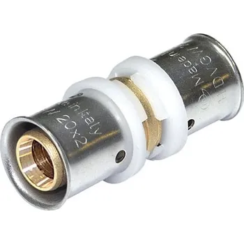 Vodovodní potrubí TOPtherm PEXAL Spojka přímá 26 x 26 mm - Lisovací tvarovka (TH) PN10, 100°C 727026