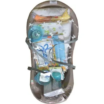 koupací vanička COSING Startovací sada pro novorozence 13dílná šedá