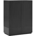 Černá lakovaná komoda Teulat Doric 91 x 48 cm