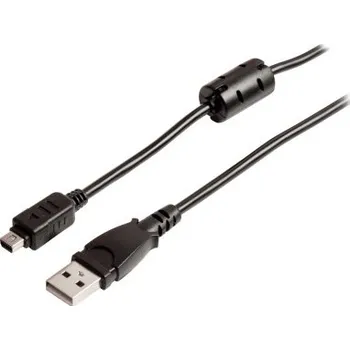 Datový kabel Valueline Datový kabel pro fotoaparát USB 2.0 A – 8pinová zástrčka Nikon 2m (VLCP60805B20)
