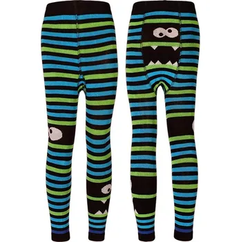 Chlapecké oblečení České legíny kamaše punčocháče bez ťapek TREPON STRASIK pruhované mz velikost oblečení - děti: 110/116