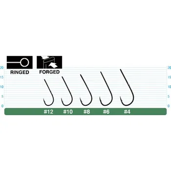 Rybářský háček Owner háčky Worm BH-Round Velikost: 8