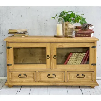 Konferenční stolek Rustikální TV stolek CORDOBA RTV08 Barevné provedení: Hnědý vosk K15