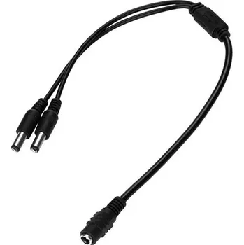 LED osvětlení Kabel pro LED pásek rozbočovací - 2x vidlice, zásuvka