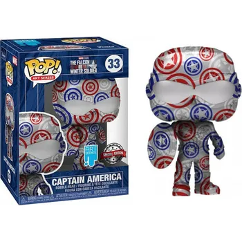 Figurka Funko POP: Marvel Patriotic Age - Captain America (Falcon and the Winter Soldier) (Artist Series) with Pop Protector (33)