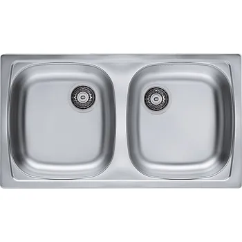 Nerezový dřez Dřez Basic 160 NAT sítkový odtok 3 1/2