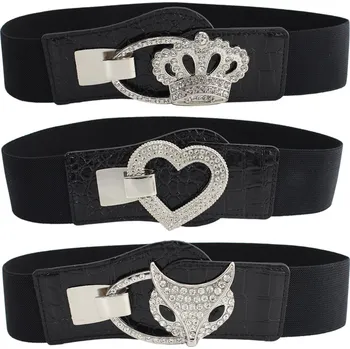 Opasek Dámský elegantní pásek - s okrasnou sponou