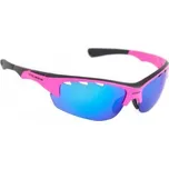 Brýle CRUSSIS růžové neon s modrými zrcadlo skly