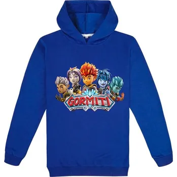 Chlapecký svetr Dětská mikina Gormiti s kapucí Barva: modrá, Velikost: 170 cm (děti 13-16 let)