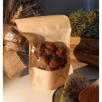 Sušená potravina Hruškové kuličky v kakau Huhu-kulky, 80 g