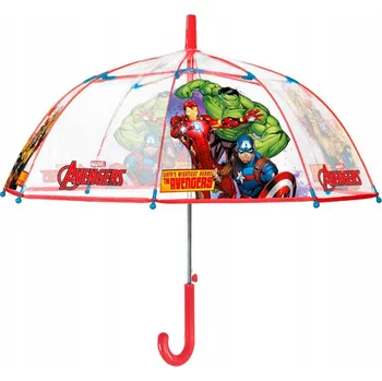 Deštník PERLETTI Deštník Avengers Heroes transparentní automatický 70cm