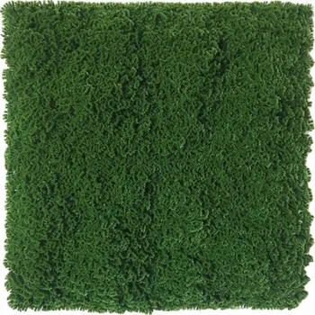 umělý živý plot Moss dark green 2, dílec 50 x 50 cm (Realistická imitace mechu)