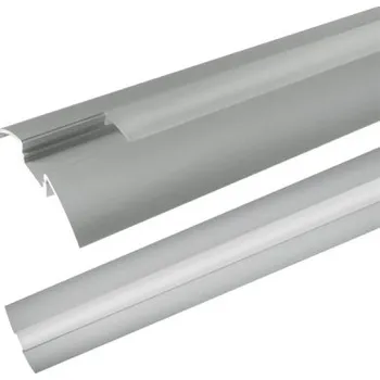 LED páska AL profil AR6 pro LED pásky, k přisazení, s plexi, 1m