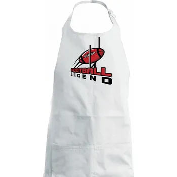 Kuchyňská zástěra American football legend - Dámská zástěra na vaření - Univerzální velikost ( Bílá )