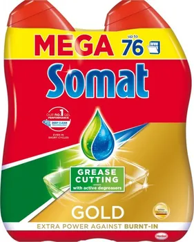 Somat Gold Anti-Grease gel do myčky 2x 684 ml