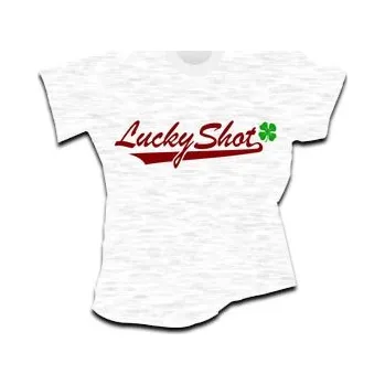 Pánské tričko T-SHIRT - GAMERSWEAR LuckyShot (grey) CZE Triko s krátkým rukávem XXL (5025)