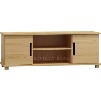 Obývací stěna Televizní stolek z masivu FELIX šířka 160 cm Barevné provedení: Přírodní