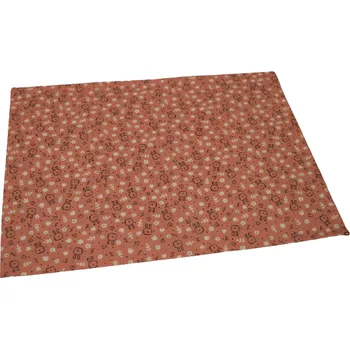 Papírový ubrousek Šatoli.cz Ubrousek pod svačinu starorůžová Králíčci