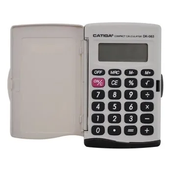 Kalkulačka Kalkulačka Catiga 063, kapesní, bílo-černá
