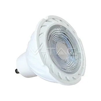 Žárovka LED Spotlight SAMSUNG CHIP - GU10 7W Plastic SMD with Lens 3000K, VT-277