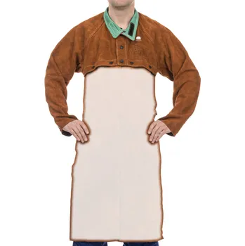 Pracovní zástěra WELDAS Svářečské bolero Lava Brown - varianty velikost: M