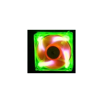 PC ventilátor AEROCOOL AeroFans UV LED Fan Frame-Green / Blade-Orange