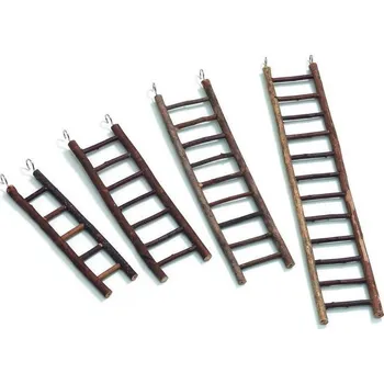 Hračka pro ptáka Žebřík dřevěný přírodní 5 příček Karlie 26 cm